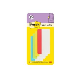 Post-it - Pestañas de 7.6 cm, Assorted Primary, 24 Tabs