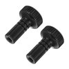 sourcing map 2Pcs Lamp Turn Knob On/Off Lamp Switch Replacement