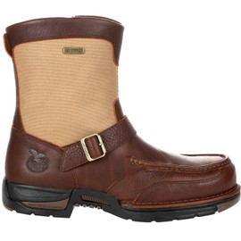 Georgia Boot Athens Waterproof Side-Zip Boot, Brown, Size 9(W)