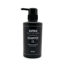 KAMIKAI Shampoo 01 13.5 fl oz (400 ml), Curly Hair Correction Shampoo, Popular, Amino Acid Type, For Damaged Hair, Scalp Care, Salon Quality, Inhibit Spreading and Refining Your Hair Quality
