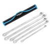 DURATECH 5-Piece Extra Long Wrench Set, Double Box End Wrench