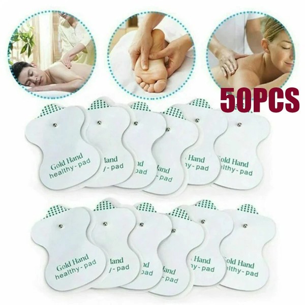 Unbranded 50Pcs Snap On Replacement Pads For Massager & Electrode