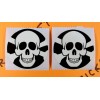 Unbranded Skull & Crossbones Stickers Set Of 8