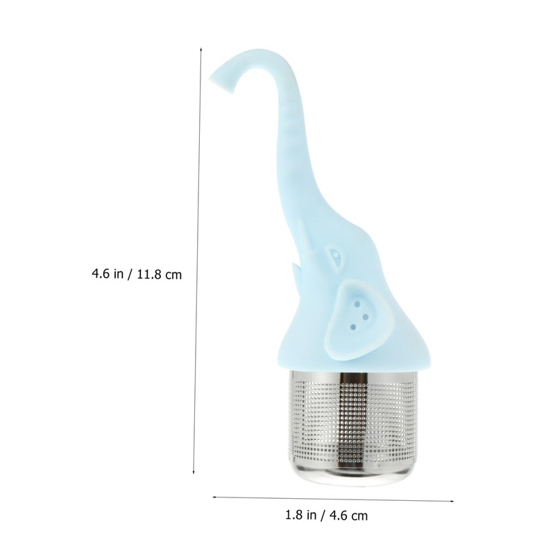 GRIRIW 1pc Lovely Elephant Stainless Steel Tea Infuser for Loose