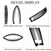 Youme Vintage Banana Clips and Combs Barrettes for Women with