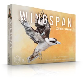 Stonemaier Games: Wingspan Oceania Expansion | Add to Wingspan (Base Game) | includes New Player Mats, Food, and Egg Color | 95 Unique New Birds | Cooperative Mode | 1-5 Players, 70 Mins, Ages 14+