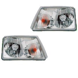 BuyRVlights Fleetwood Bounder Gas 2005 RV Motorhome Pair (Left & Right) Replacement Headlights Head Lights Front Lamps