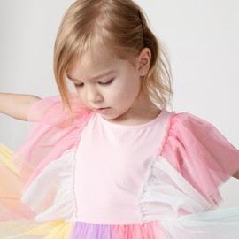 925 Sterling Silver Classic 4mm White Freshwater Cultured Pearl Toddler Earrings with Safety Screw Backs - Screwback Toddler Earrings for Little Girls - Elegant Cultured Pearl Earrings For Girls