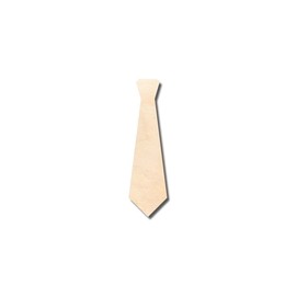 Unfinished Wood Neck Tie Shape Craft up to 46" DIY 4" / 1/2"
