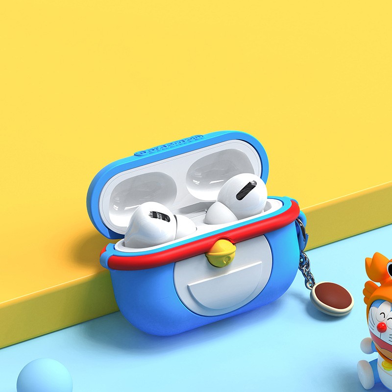 Cartoon Bluetooth Earbuds Cover Silicone Cute Doraemon Wireless Bluetooth Earphone