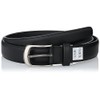 Smart Biz Women's Genuine Leather Belt, Black Belt, Simple, Made
