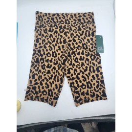 Wild Fable Womens Size Small Biker Shorts Leopard Print Brown