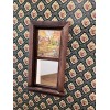 Unbranded Autumn Maple Cottage Dollhouse Miniature Stained Glass Window Film