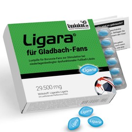 Ligara® for Gladbach Fan Item Gift Birthday Fans (1x Single Dose) Men's Gifts by Ligakakao.de