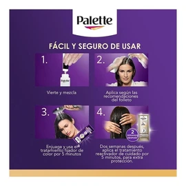 Tinte para cabello Palette Intensive Color Creme Kit 72-c Cenizo 50ml