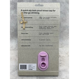 Bink 27oz Day Water Bottle Flip Cap Orchid - Cap And Straw