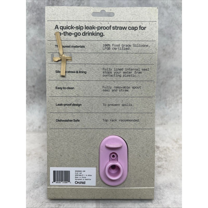 Bink 27oz Day Water Bottle Flip Cap Orchid - Cap