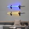 Lightsaber Holder Wall Mount-Lightsaber Stand Wall Display-(Black 3 set）Lightsaber Wall