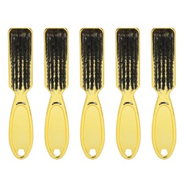 Clipper Cleaning Brush, Lightweight Beard Barber Cleaning Brush 5Pcs Gold Plating for Hair Salon for Man