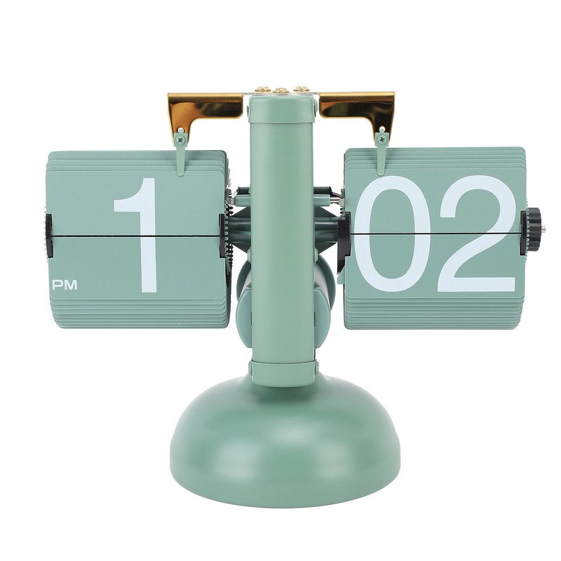 Retro Flip Down Clock with Reminder Timer Stable Accuracy Creative