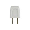 SATCO NON POLARIZED WHITE QUICK-CONNECT PLUG FOR SPT-1 WIRE   TR-379