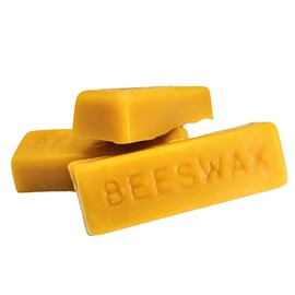 3 pack of Weeks Honey Farm 1 Ounce All Natural Food Grade Beeswax; Excellent for Polishing, Sealing, Cleaning Wood, Leather and Other Surfaces; 100% American Sourced; Made in USA (3, 1 Ounce Bars)