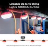 Omlite LED Construction String Lights:50w ETL Certified Industrial LED String
