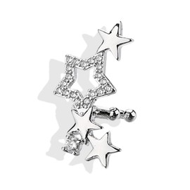 Boho Emerald Ear Cuff Earrings Pearl Cuff Earrings Crystal Bow Cuff Earrings Non Pierced Clip on Earrings Minimalist Earcuff Earring Jewelry for Women and Girls