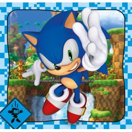 Clementoni 25320 Sonic Jigsaw 3 48 Pieces-Supercolor Children 5-7 Years, Cartoon, Gift for Boy/Girls, Puzzle for Kids, Made in Italy, Multicolor