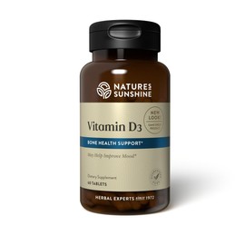 Nature's Sunshine Vitamin D3, 180 Tablets | Supports Bone Health, Contributes to Overall Health, and May Improve Mood