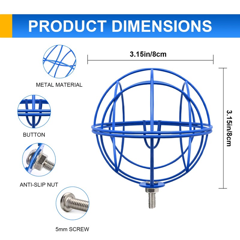 popolov Metal Suet Ball Holder Compatible with Bird Buddy Smart
