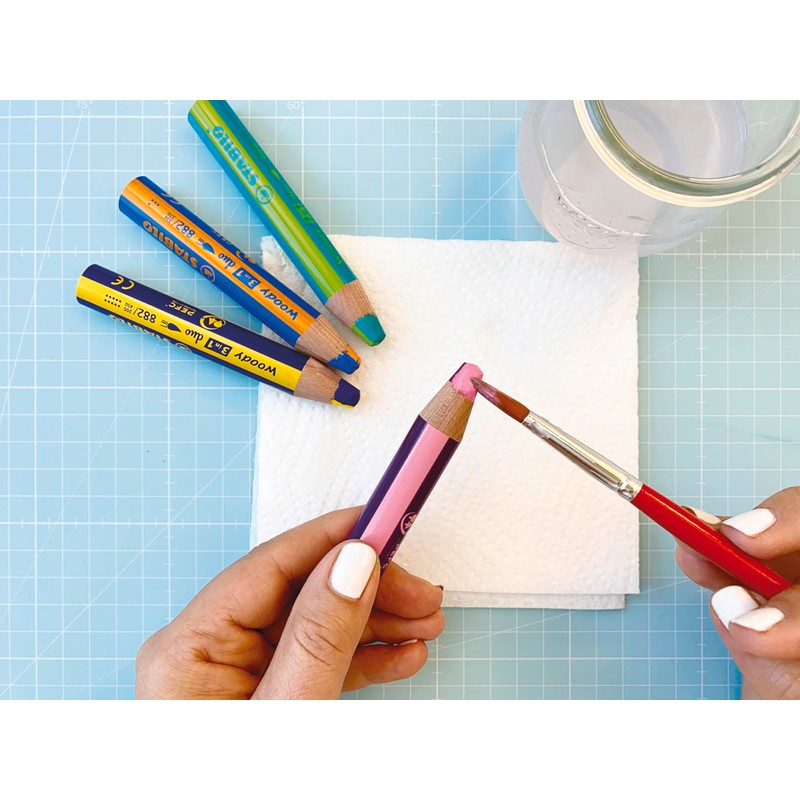 STABILO Multi-talented Pencil woody 3-in-1 duo - Single Pencil -
