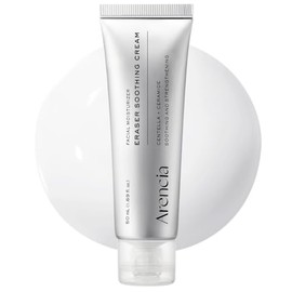 ARENCIA Eraser Soothing Cream, Facial Moisturizer with Centella & Ceramide, Hydrating Face Cream for Sensitive Skin, Lightweight Barrier Support, 50ml
