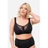 Ulla Popken Women's Bra, black