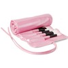 URBANMAC Makeup Brush Set With Travel Case- Pink, Set Of