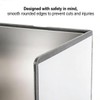 ZHQZZPH 3-Sided Stainless Steel Grease Splatter Guard for Frying Pan