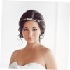 TOVINANNA Bridal Pearl Hair Vine Headband Elegant Wedding Headpiece for