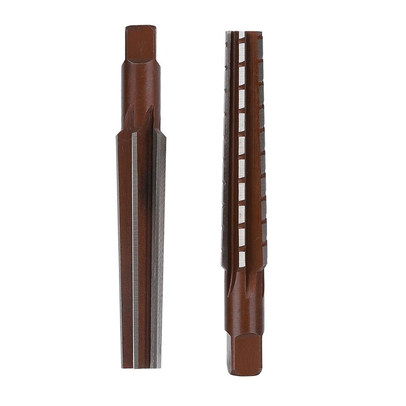 2PCS Rough Fine Morse Taper Reamer High Carbon Steel Straight
