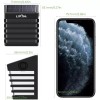 LITOM 4-Pack Solar Fence Lights | 2 Modes, IP65 Waterproof