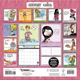 TURNER LICENSING Sketchy Chics 12x12 Wall Calendar (25998012103)