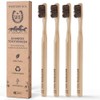 Western SOL Horse Bristle Bamboo Toothbrushes (4-Pack) – Luxury Toothbrush