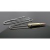 Real Metal Remington 223 Bullet Necklace 30 Inch Stainless Steel