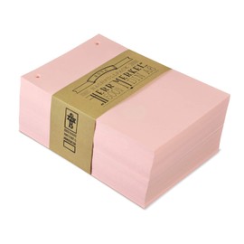 Note pad "Mr. Merkel - Pink" | Notepad | DIN A6 | 500 Sheets Natural Paper | Perforated | Refill Pack for Note Holder "Mr. Merkel" Schreibgefühl