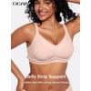 OEAK Womens Wireless Seamless Bras Full Coverage Supportive Lounge Bra