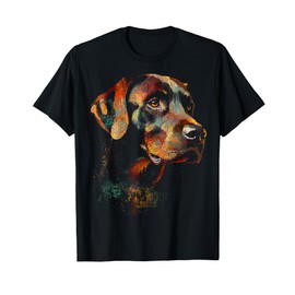 Labrador Retriever Dog Motif Pet Artwork Labrador Retriever T-Shirt
