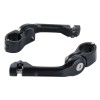 TCMT Matte Black 1 1/4" Adjustable Highway Long Angled Foot