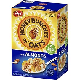 Post Honey Bunches of Oats with Almonds, 48 oz. 3PK