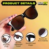 GloFX Snaps: Magnetic Polarized Sunglasses Set – Black Frame, Gray/Brown/Black