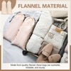 Amylove 4 Pcs Flannel Cloth Shoe Bags for Travel, 8