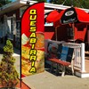 FuWeave 2 Pcs Quesabirria Advertising Swooper Flag Banner 8.2ft Feather